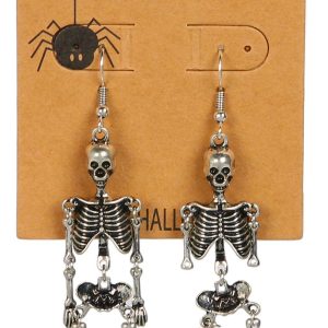 Skeleton Drop Earrings