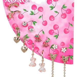 7 Pk Assorted Earrings