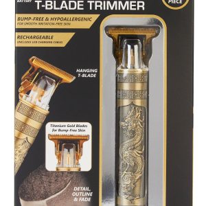 5 PC Gold T-Blade Trimmer