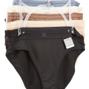 Women's 5 Pk Hi-Cut Panties