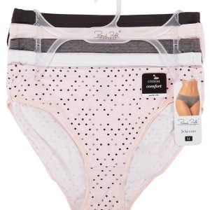 Women's  5 Pk Hi Cut Panties