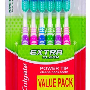 6 Pk Power Tip Toothbrushes