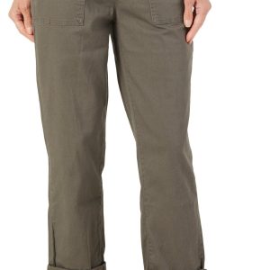 Women's Solid Cuff Pants