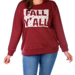 Women's Plus Fall Sweatshirt