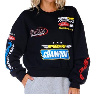 Juniors Race Car Crewneck