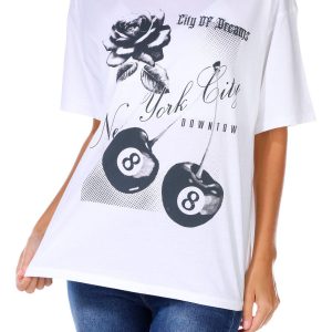 Juniors Cherry Graphic Tee