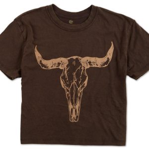 Juniors Cow Graphic Tee