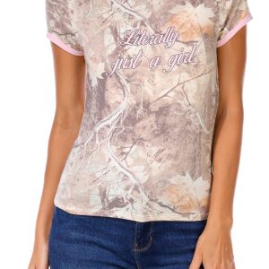 Juniors Camo Tee