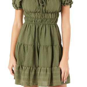 Juniors Stripe Print Dress