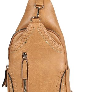Faux Leather Sling Bag