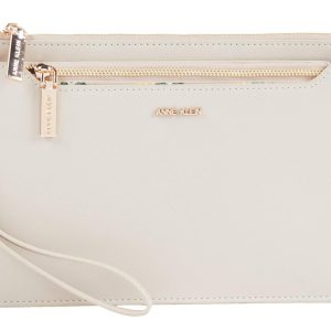 Double Zip Clutch