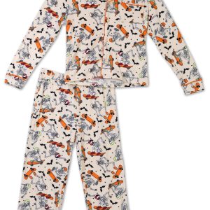 Little Boys 2 Pc Halloween Pajama Pants Set