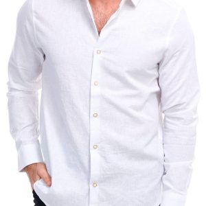 Men's Solid Button Down Shirt