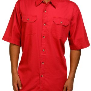 Big Men's Relaxed Fit Button Up