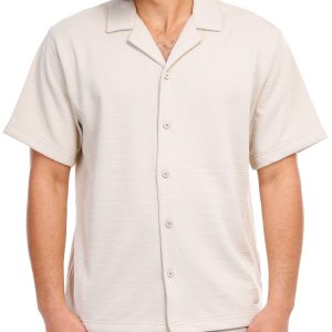 Men's Solid Button Down Shirt