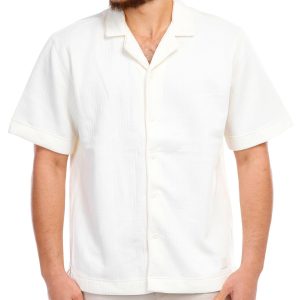 Men's Solid Button Down Shirt