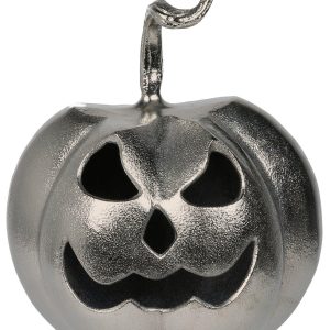 Silver Pumpkin Decor