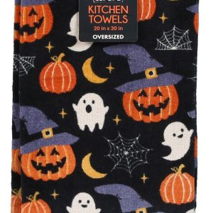 2 Pk Halloween Kitchen Towels