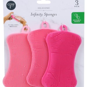 3 Pk Silicone Infinity Sponges